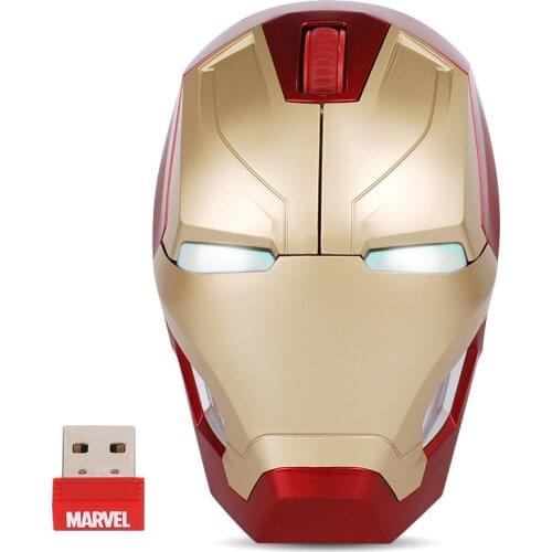 Genuine Marvel Wireless Mouse IronMan MK46 Ant-Man Treeman Groot Black Panther Cartoon Anime Peripheral for Laptop PC