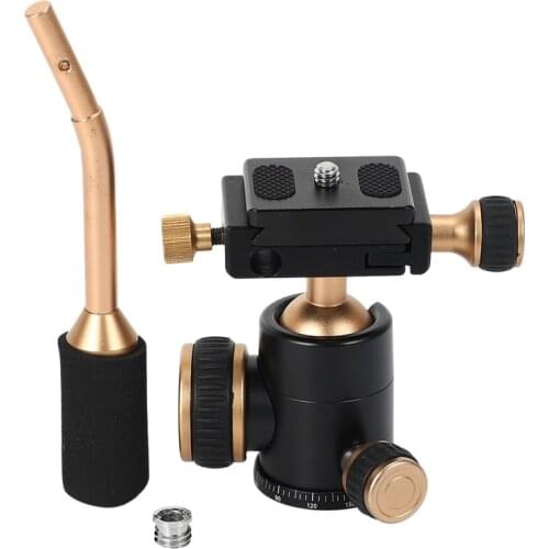 Q160 Professional Travel Camera Tripod Ball Head Handle Pan Head Compatibility for Digital Camera