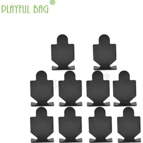 Outdoor fun IPSC competitive sports shooting bullseye stainless steel villain shape P1 1911 practice QD07