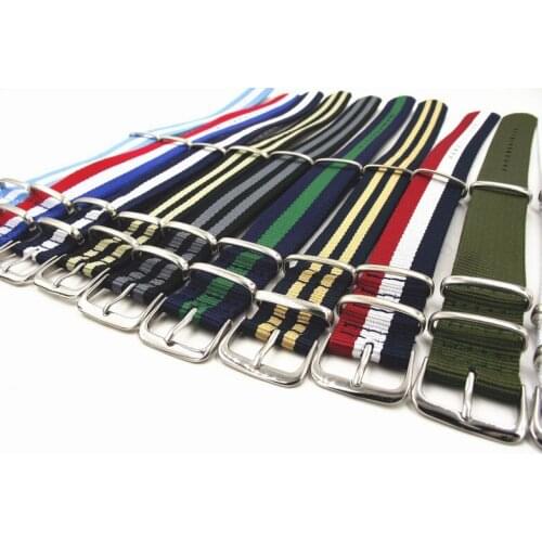 93 colors available 1PCS High quality 20MM nylon watch band nato waterproof watch strap fashion wach band -0102WS