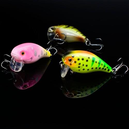 Fishing Lures Crankbaits 4cm4.5g Lures for Fishing 3D eyes Crankbaits for Bass Baitcasting Mini Crankbait for Ultralight fishing