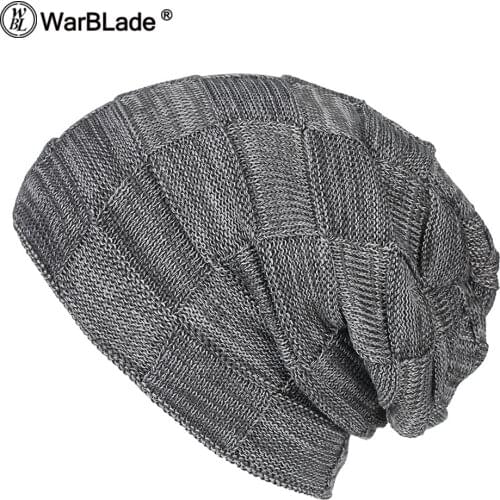 WarBLade New Fashion Men Women Warm Snow Winter Casual Beanies Solid 6 Colors Favourite Knit Hat Cap Hip Hop Casual Male Bonnet