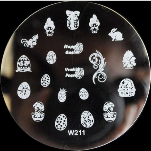 Nail stamp stamping image plates nail tip DIY Nail Art Nail template tool Tumbler with a pattern W211