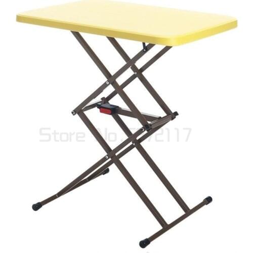 Folding table lifting table balcony table folding table household simple portable square table dining table