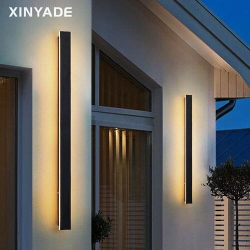 Outdoor wall lamp modern IP65 waterproof Door light 110V staircase garden aluminum indoor bedroom living room decorative llights