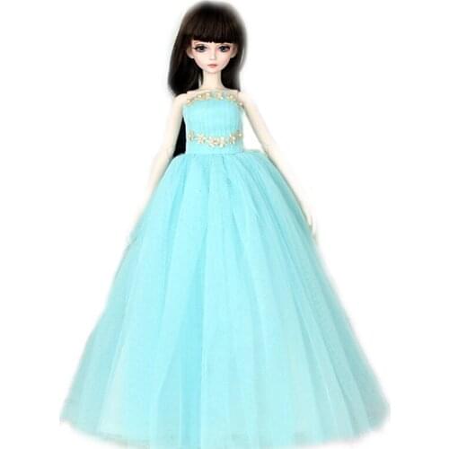 [wamami] 400# Blue Tube Top Dress/Wedding Dress For 1/3 SD DOD AOD DZ BJD Doll