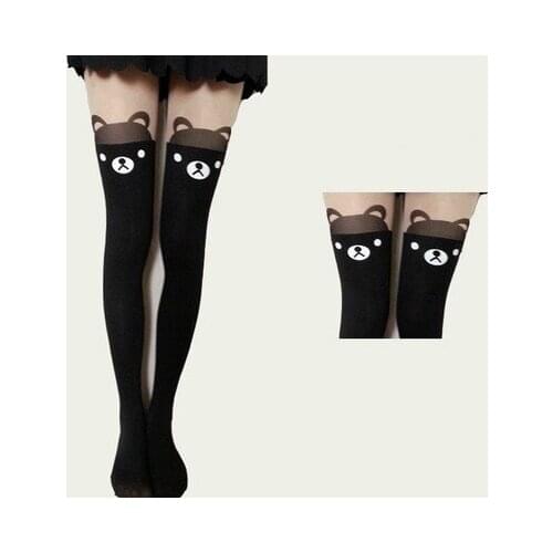 Women Cartoon Designs Tights Panda Pantyhose Kawaii Tights Kids Spring Autumn Pantyhose New Fashion