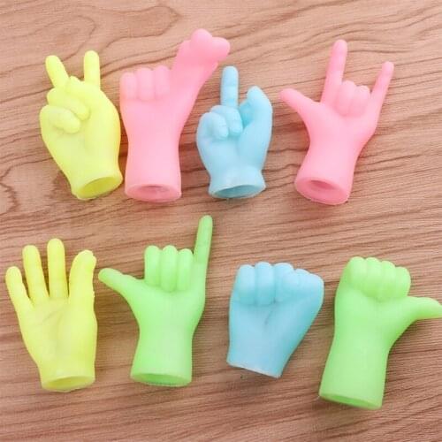 Gesture Finger Puppets for Kids Play in the Night 6 PCS Kids Favourite Halloween Presents Kids Lovely Present