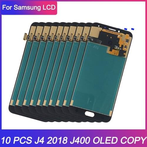 10 PCS LCD For Samsung Galaxy J4 2018 J400 SM- J400F J400G/DS J400G OLED COPYLCD Display with Touch Screen Digitizer Assembly
