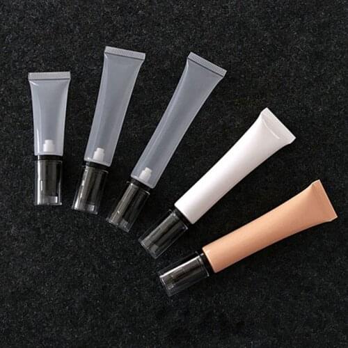 100pcs 10g 15g 20g Cosmetic Soft Tube Empty Lotion Pump Refillable Bottle Tube DIY Hand Cream Hose Soft Container