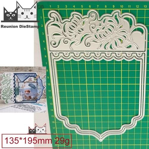 2021 Cut Die Christmas Page Lace Frame Metal Cutting Dies DIY Scrapbooking Steel Craft Die Cut Embossing Paper Cards