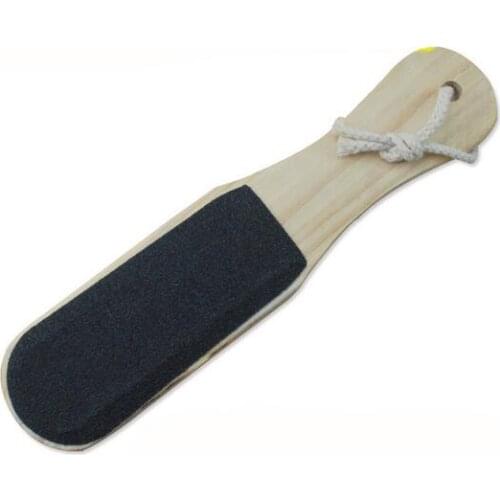 22 pcs Wooden handle Double-sided Foot File Care Dead Skin Callus Remover Pedicure Tool Wood