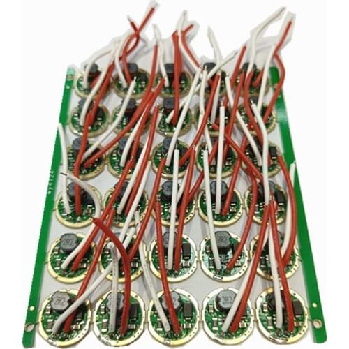 5pcs 16mm/20mm 3W DC3.7V 1 Mode LED Driver F CREE XRE-Q5/XPE XP-E /XBD XB-D all kind of 3W LED