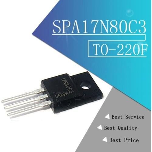 5PCS SPA17N80C3 17N80C3 17A 800V N TO-220F
