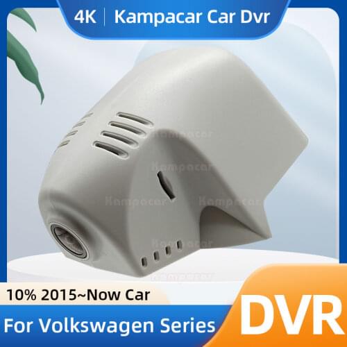Kampacar VW20-C Wifi Dash Cam Car Dvr Camera For Volkswagen 86mm VW Tiguan 2 mk2 II 2er Touran Tayron Passat Caddy Golf DashCam
