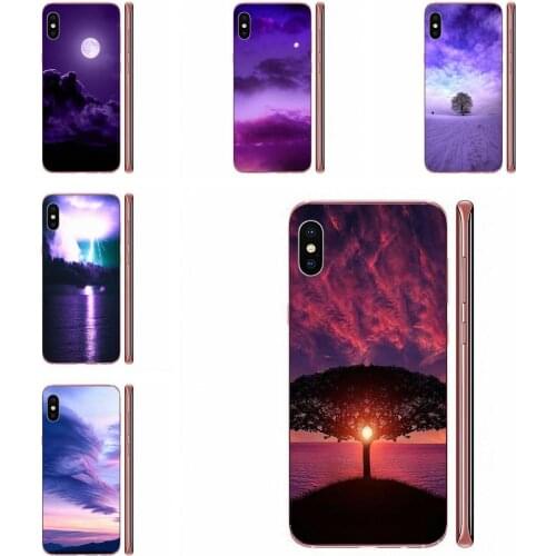 Infinity With Purple Sky TPU Print Phone For Samsung Galaxy Note 8 9 10 Pro S4 S5 S6 S7 S8 S9 S10 S11 S11E S20 Edge Plus Ultra