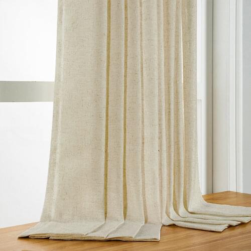 BILEEHOME Cotton Curtains For Windows