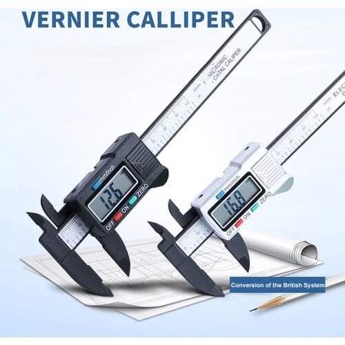 0-150mm LCD mm/inch Digital Vernier Caliper Gauge High Precision Stainless Steel LCD Vernier Caliper Micrometer Measuring Tool