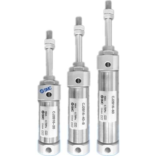 CJ2B16 CDJ2B16 SMC NEW Original CDJ2B16-75Z CDJ2B16-100Z CDJ2B16-125Z CDJ2B16-150Z Mini Pneumatic Air Cylinder Axial spring Rod
