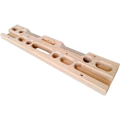 Wood boards with Phone Holder Slot, High Strength Rock Climbing Boards Fingerboards Doorway Pull Up Board