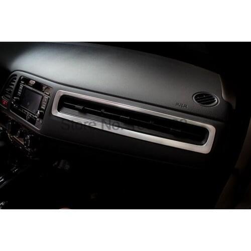 For Honda HRV VEZEL 2013 2014 2015 Outlet Sequins Dedicated Interior Chrome Trim Cover Accessories Sequins Car Styling