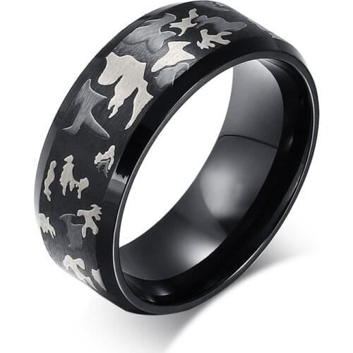 8mm camouflage wedding ring mens and womens hunting tungsten carbide ring comfortable fit size 6-13