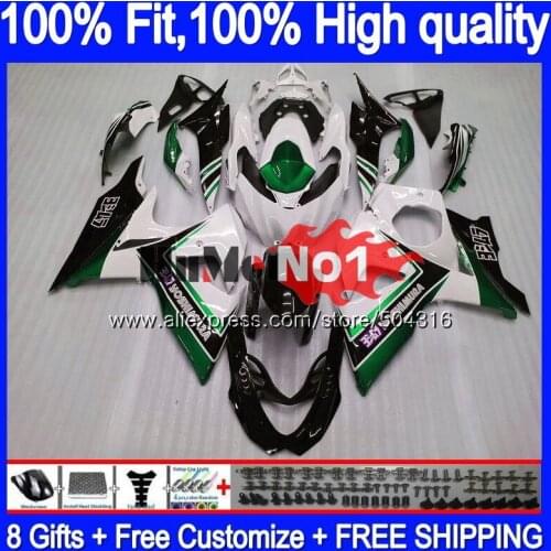 Injection For SUZUKI K9 GSXR1000 GSXR 1000 White Green 23MC.160 GSXR-1000 2009 2010 2014 2015 2016 09 10 11 14 15 16 OEM Fairing