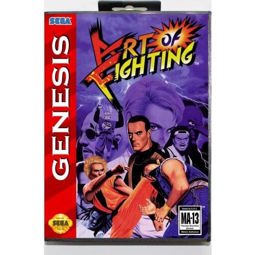 Art of Fighting Boxed Version 16bit MD Game Card For Sega MegaDrive Sega Genesis System