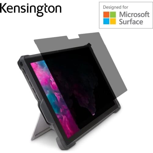Kensington Privacy Screen for Surface Pro 7+/6/5/4 Blue Light Reduction 30 Degree Limited Angle Glossy/Matte Reversible Viewing