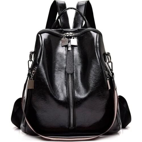 Mosusinan Women's Black Backpacks