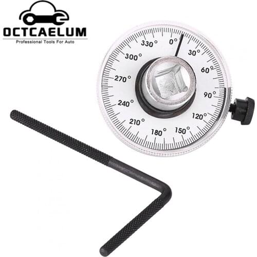 Professional 1/2 Inch Adjustable Drive Torque Angle Gauge Auto Garage Tool Set For Hand Tools Wrench ST0136