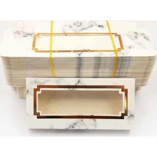 NEW 100pcs Wholesale Paper Eyelash Packaging Lash Boxes Packaging for Mink Lashes Holography Boxes Empty box