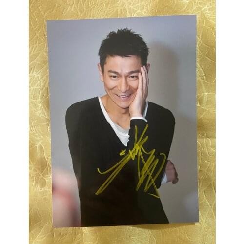 Hand signed Andy Lau Liu Dehua autographed original photo 5*7 062020