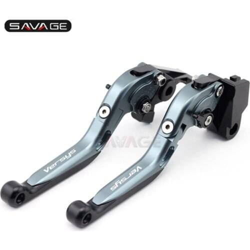 Brake Clutch Lever For KAWASAKI Versys 650 2019 2010 KLE 1000 Accessories KLZ 2012 Motorcycle CNC Folding Extendable Logo Levers