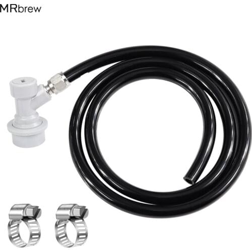 5/16" Ball Lock Cornelius Corny Keg Line Assembly, MFLGas disconnect with 40'' Gas Line for home brewing Kegerator