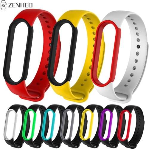 For Xiaomi Mi Band 5 Wrist Band Replacement Silicone Bracelet Strap For Mi Band 5 Wristband Accessories