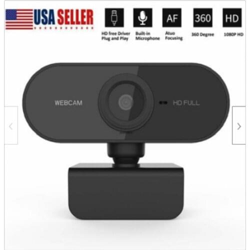 HD 1080P Webcam Computer Web Camera with Microphone for Live Video Calling Work with Microphone Cameras for Live