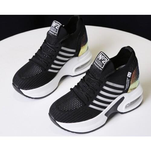 Sport Shoes Women Outdoor Sports Shoes For Women Gym Fitness Jogging Shoes Air Cushion Women Chunky Sneakers Platform Sneaker