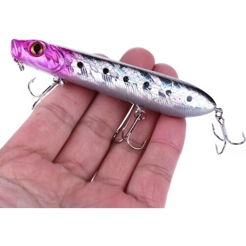 1PCS Popper Fishing Lures 10.5CM 15.7G Artificial Crankbait Wobbler Topwater Hard Carp Fishing Pesca Fishing Tackle