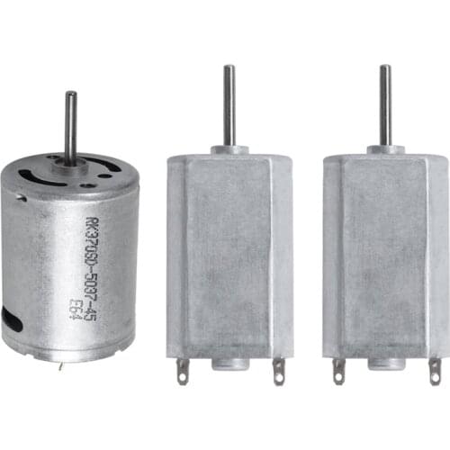 3 Pcs DC 9V 2Mm Dia Shaft High Speed Model Airplane DC Motor, 1 Pcs 8500 RPM & 2Pcs 30800 RPM