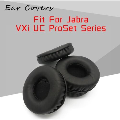Ear Pads For Jabra VXi UC ProSet 10G 10P 10V 21G 21P 21V Earpads Headphone Replacement Headset Ear Pad PU Leather Sponge Foam