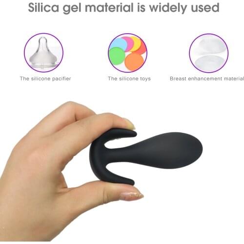3 Size Safe Silicone Butt Anal Plug Dilator Stimulator Massager Stopper Adult Sex Toys Shop For Women Men Erotic Masturbator