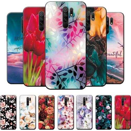 Case For Xiaomi Redmi 9 Cases Fashion Protective Coque Beautiful Soft TPU Silicone Cover on Redmi 9 Case Redmi9 Bumper 6.5 inch