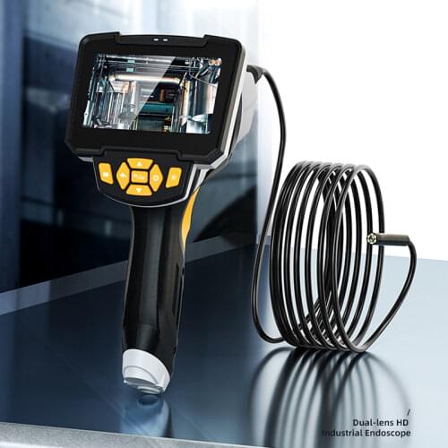 Digital Industrial Endoscope 4.3 inch LCD screen Borescope Videoscope Semi-Rigid Inspection Camera Handheld Endoscope