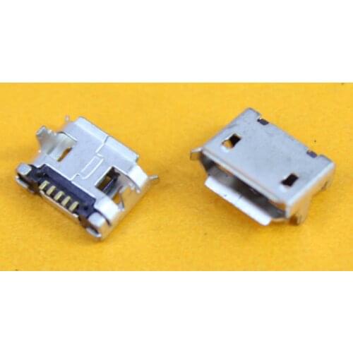 Cltgxdd 10pcs/lot 5Pin 7.2mm Micro USB 5pin DIP Female connector for mobile phone Mini USB jack PCB welding socket