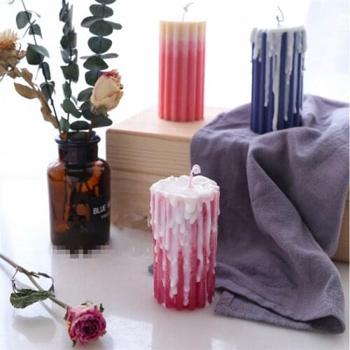 DIY Aromatherapy Candle Mold Resin Molds Cylindrical 3D Acrylic Mold Home Craft Candle Making Supplies