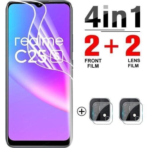 4-in-1 Hydrogel Film For Oppo Realme C25s Screen Protector Protective films For Realme C 25 s 25s 25C safety film not glass
