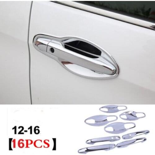 Chrome Side Door Handle Bowl Cover Trims 8 pcs For honda CRV CR-V 2013 2014- 2016