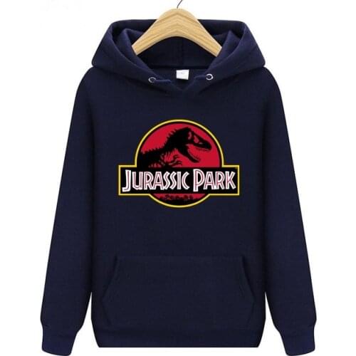 Youth Skateboard Sportwear World Dinosaur Graphic Jersey JURASSIC PARK Mens Hoodie Sweatshirt Women Hooded Pullover