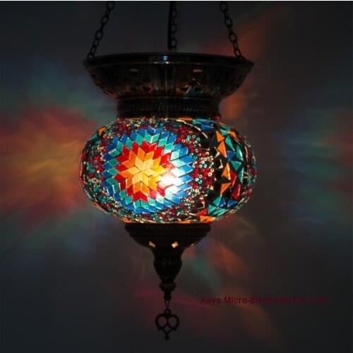 Newest E14 Turkey ethnic customs handmade lamp romantic cafe restaurant bar tree Pendant Light bar Pendant Light